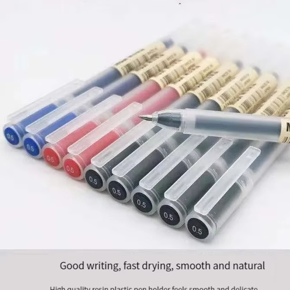 Muji Stationery Gel Pen - 3-6 pçs kawaii gel caneta preto/vermelho/azul