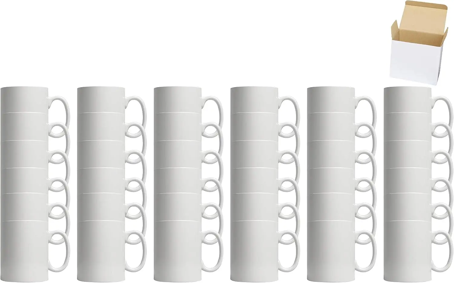 Sublimation Mug White - Caneca de Café de Cerâmica Branca