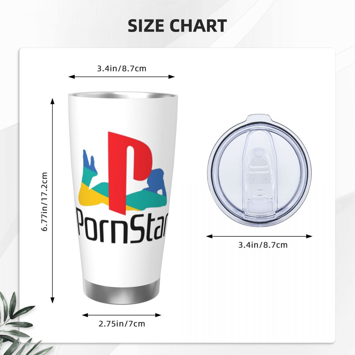Ps Pron Star Copo de aço inoxi - Tumbler 20Oz White avaliação e preço
