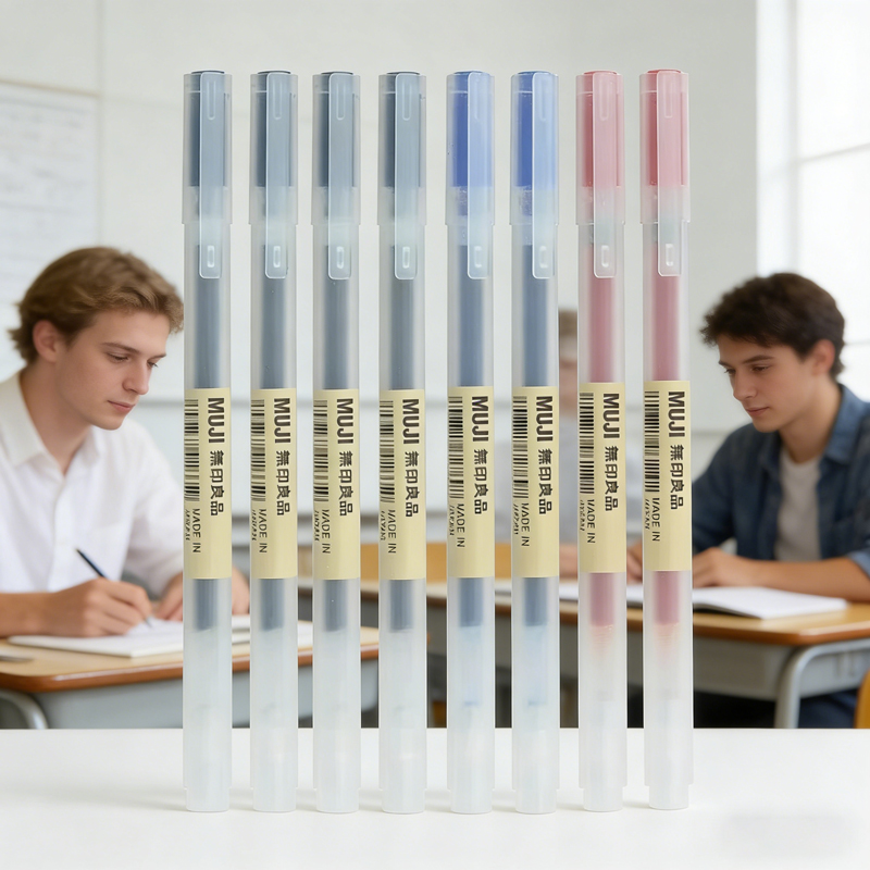 Conjunto de Canetas Esferográf - Muji Stationery Gel Pen avaliação e preço