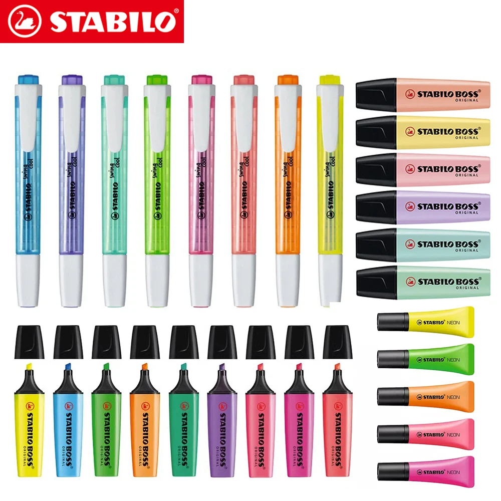 Conjunto de marcadores marcado - Stabilo Marker Swing Cool avaliação e preço