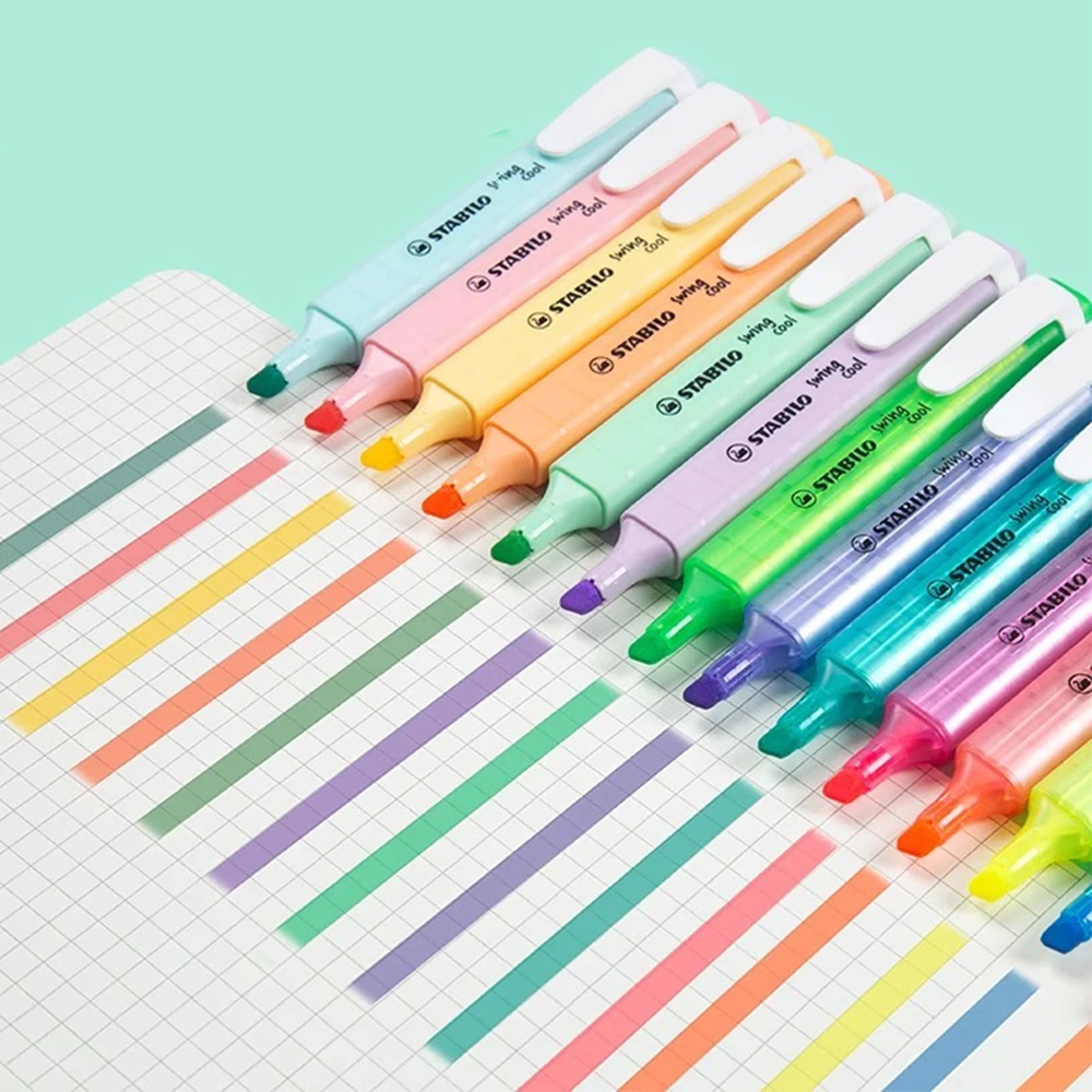 Conjunto de marcadores marcado - Stabilo Marker Swing Cool avaliação e preço