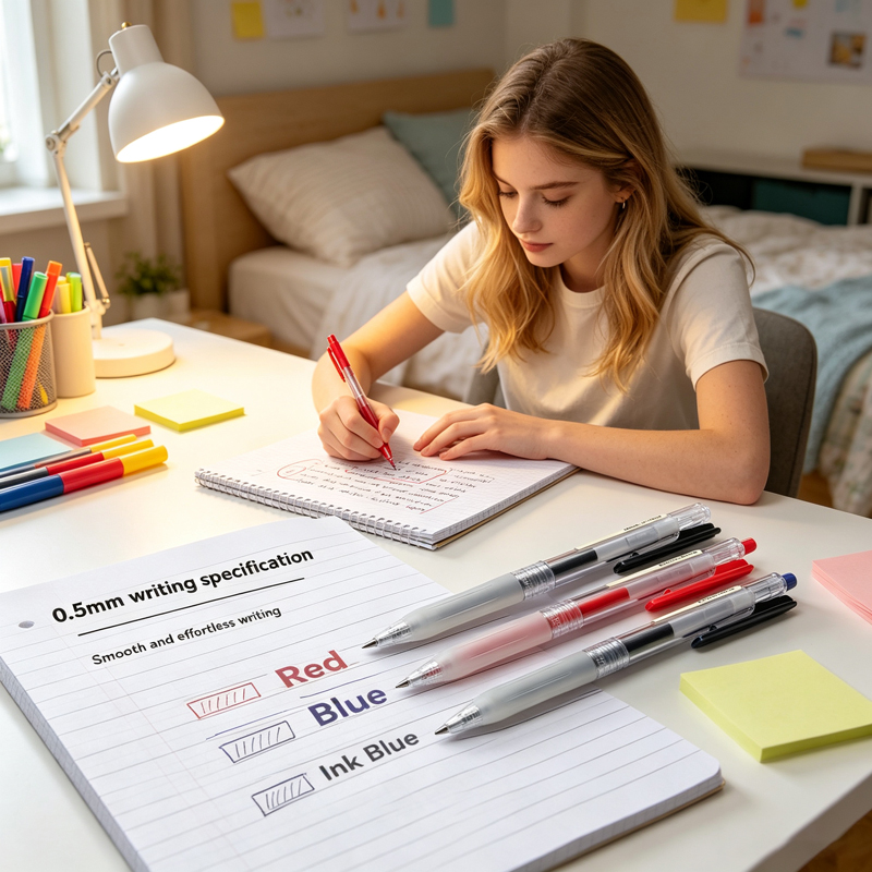 Canetas Gel Retráteis MUJI de  - Muji Stationery Gel Pen avaliação e preço