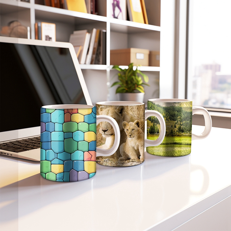 50/100 PCS Mangas de envoltóri - Sublimation Mug White avaliação e preço