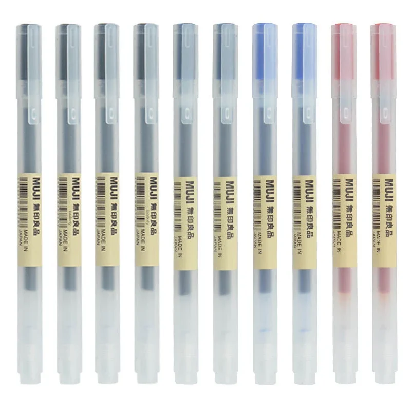10-30 Pçs/set 0.38/0.5mm Canet - Muji Stationery Gel Pen avaliação e preço