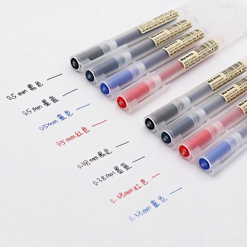 10-30 Pçs/set 0.38/0.5mm Canet - Muji Stationery Gel Pen avaliação e preço