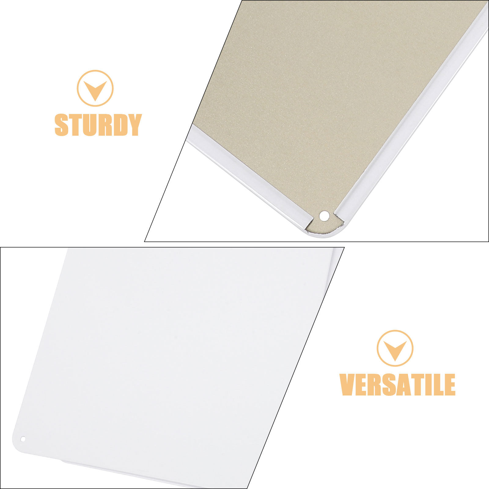 2 Peças Placa de Metal Estável - Yard Sign Blank avaliação e preço