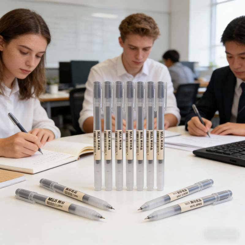 Canetas de gel estilo MUJI, 6/ - Muji Stationery Gel Pen avaliação e preço