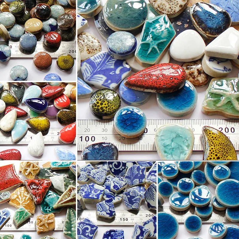 Multi Color Oval mosaico cerâm - Ceramic Tile Blank avaliação e preço