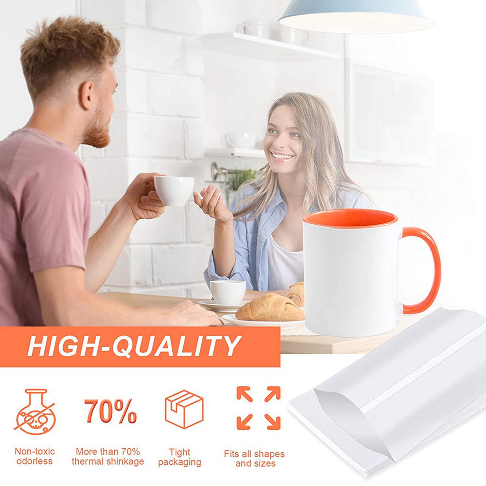 ABBN-8X12 Polegadas Mangas Ter - Sublimation Mug White avaliação e preço